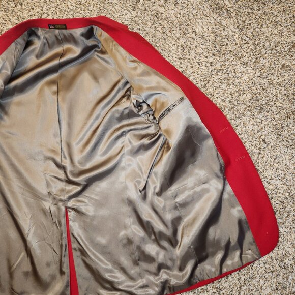Hardwick Regent Red Blazer – Men’s 46 Long – USA Made - Picture 5 of 16